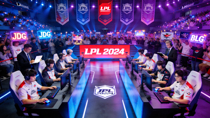 LPL英雄联盟职业联赛比赛现场